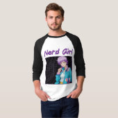 Nerd Girl  T-shirt (Voorkant volledig)