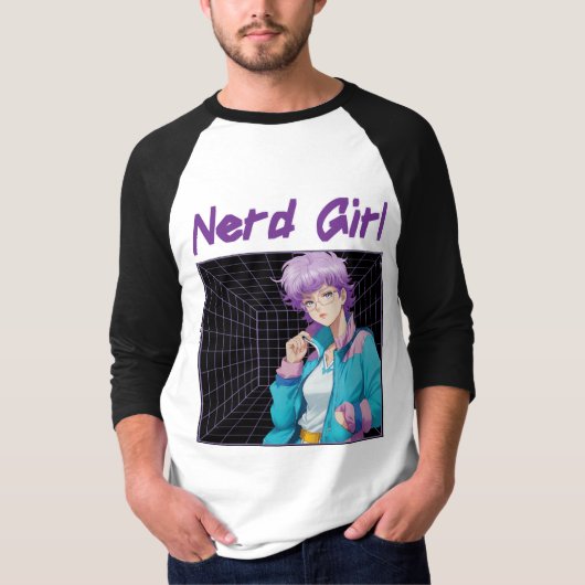 Nerd Girl  T-shirt (Voorkant)