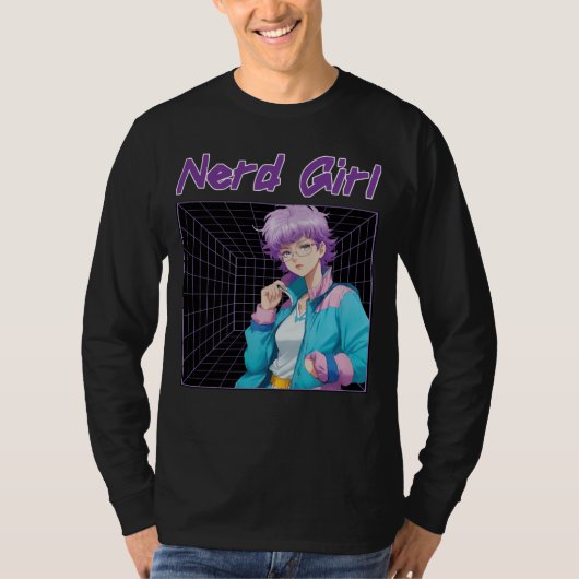 Nerd Girl  T-shirt (Voorkant)