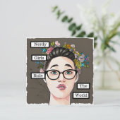 Nerd Girls Rulen de Wereld (Staand voorkant)