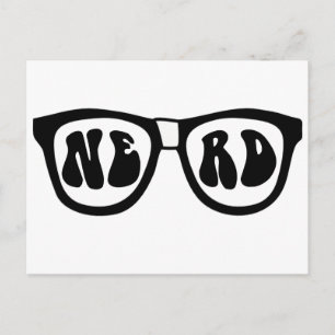 Nerd Glasses Briefkaart