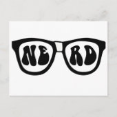 Nerd Glasses Briefkaart (Voorkant)
