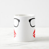 Nerd Glasses en Lipstick Kiss Koffiemok (Center)