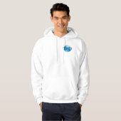 Nerd Herd die Zip up Hoodie runt (Voorkant volledig)