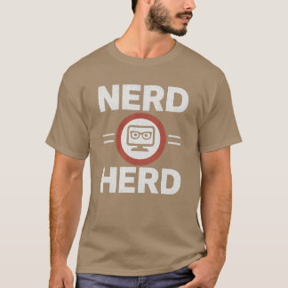 Nerd herd friend vintage t-shirt