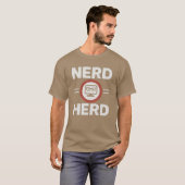 Nerd herd friend vintage t-shirt (Voorkant volledig)