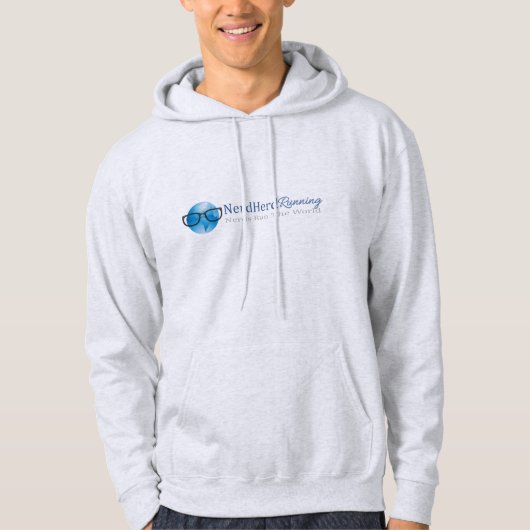 Nerd Herd Running Basic Pullover Hoodie (Voorkant)