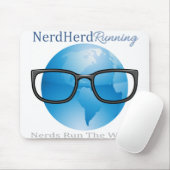 Nerd Herd Running Mousepad Muismat (Met muis)