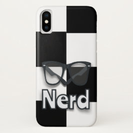 NERD Hoesje-Mate Barely Er iPhone X Hoesje