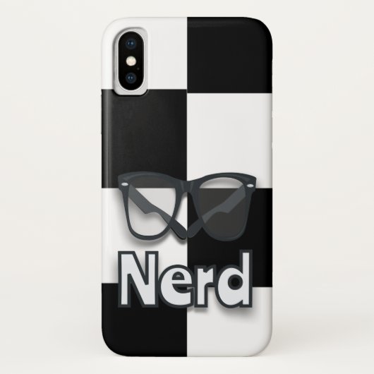 NERD Hoesje-Mate Barely Er iPhone X Hoesje (Achterkant)