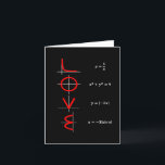 Nerd Humor | Wiskunde en Science Geek Love Graph Feestdagen Kaart<br><div class="desc">Nerds hebben ook liefde nodig! Een cool, geeky (meestal accuraat) wiskunde humor ontwerp ideaal voor elke science geek. Moderne handgeschreven penseelschrift citaat typografie met een casual handgeschreven script is een geweldige manier om wat saucy plezier te hebben dat perfect is voor een nerdy tiener, gamer of volwassene. Voor andere kleuren...</div>