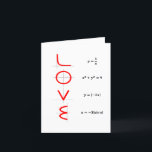 Nerd Humor | Wiskunde en Science Geek Love Graph Feestdagen Kaart<br><div class="desc">Nerds hebben ook liefde nodig! Een cool, geeky (meestal accuraat) wiskunde humor ontwerp ideaal voor elke science geek. Moderne handgeschreven penseelschrift citaat typografie met een casual handgeschreven script is een geweldige manier om wat saucy plezier te hebben dat perfect is voor een nerdy tiener, gamer of volwassene. Voor andere kleuren...</div>