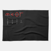 Nerd Humor | Wiskunde en Science Geek Love Graph Theedoek (Horizontaal)