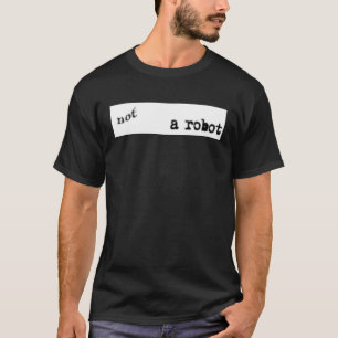Nerd Ik ben geen robot Captcha Bot Programmeur T-shirt