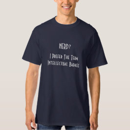 Nerd? Ik heb liever... Cool Blue Mannen Funny Humo T-shirt