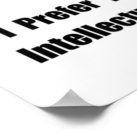 Nerd Intellectual Badass Poster (Hoek)