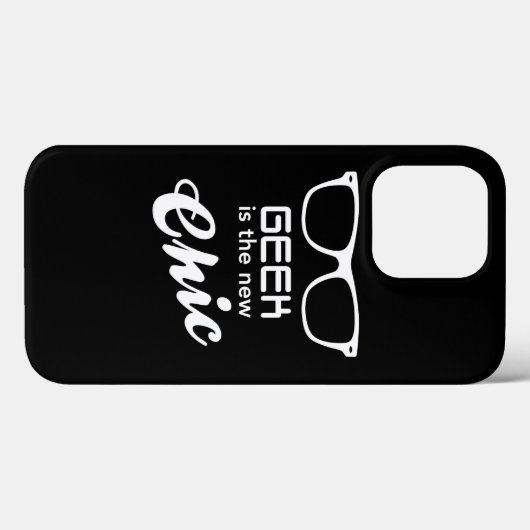Nerd Is Het Nieuwe Chic Case-Mate iPhone Case (Achterkant (horizontaal))