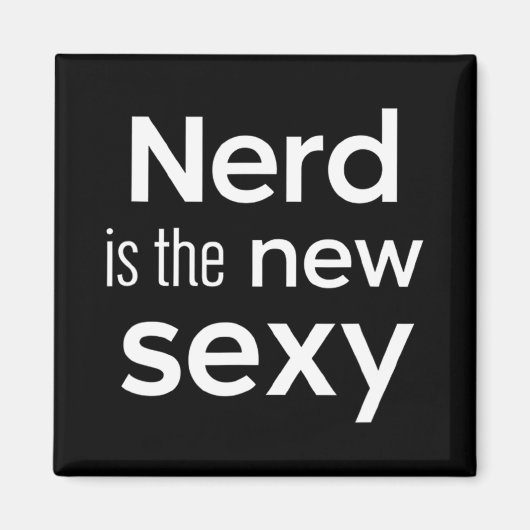 Nerd Is The New Y Gamers Software Engineers Oorspr Magneet (Voorkant)
