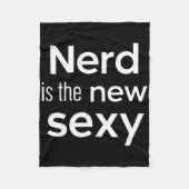 Nerd Is The New Y Gamers Software Engineers Origin Fleece Deken (Voorkant)