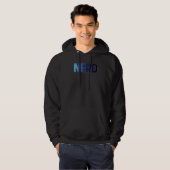 Nerd IT Computerprogrammeur AI Slim Geniën Hersene Hoodie (Voorkant volledig)