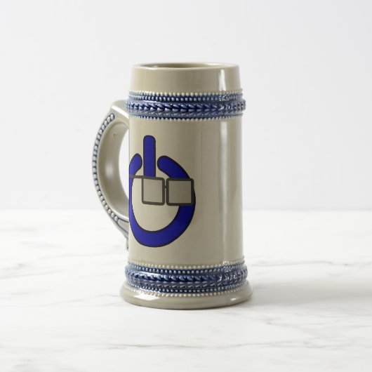 Nerd it Up Stein Bierpul (Voorkant links)