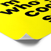 Nerd Jock Funny Poster Sign (Hoek)