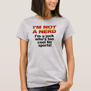 Nerd Jock Funny T-Shirt