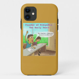 Nerd Kinder Funny Cartoon iPhone5/5s Hoesje