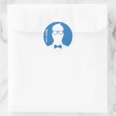 Nerd Life Ronde Sticker (Tas)
