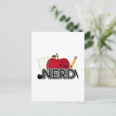 Nerd - Logo Briefkaart (Staand voorkant)