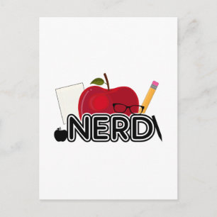 Nerd - Logo Briefkaart