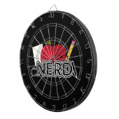 Nerd - Logo Dartbord (Voorkant Rechts)