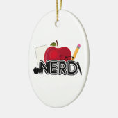 Nerd - Logo Keramisch Ornament (Links)