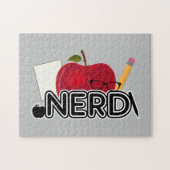 Nerd - Logo Legpuzzel (Horizontaal)