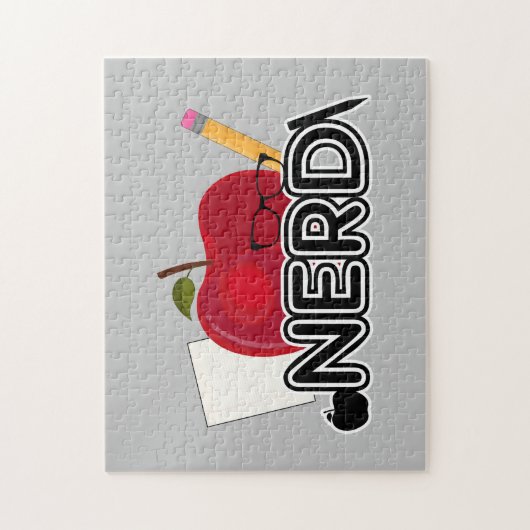 Nerd - Logo Legpuzzel (Verticaal)