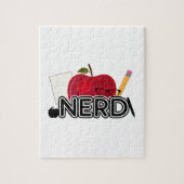 Nerd - Logo Legpuzzel (Verticaal)