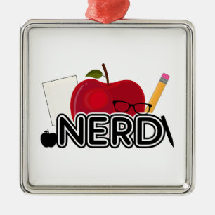 Nerd - Logo Metalen Ornament