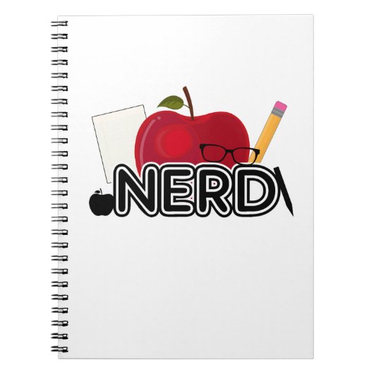 Nerd - Logo Notitieboek (Voorkant)