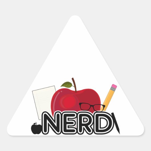 Nerd - Logo Sticker (Voorkant)
