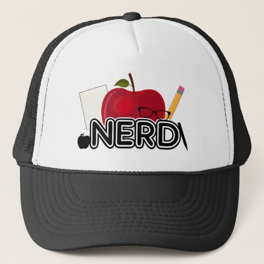 Nerd - Logo Trucker Pet (Voorkant)