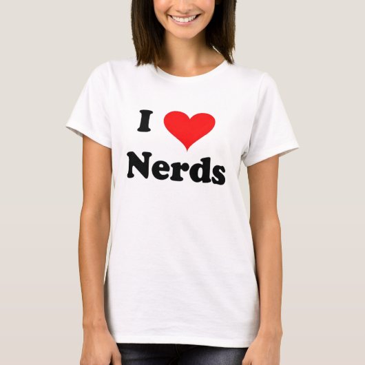 Nerd lover t-shirt (Voorkant)