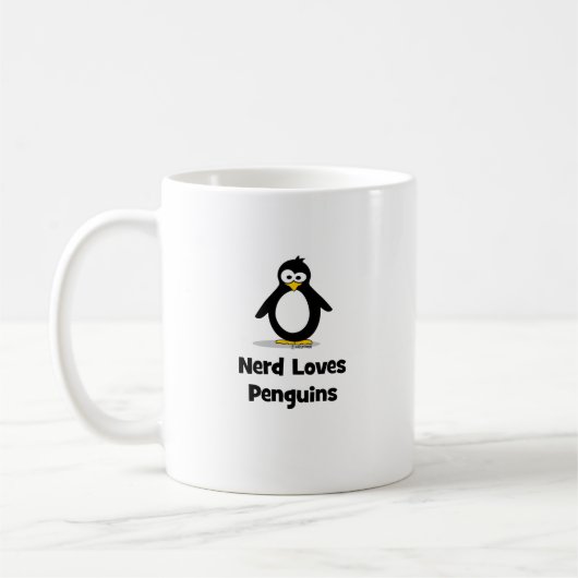 Nerd Loves Penguins Koffiemok (Links)