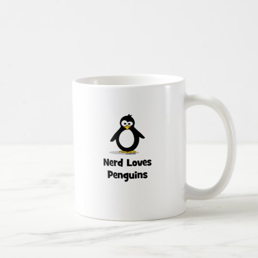 Nerd Loves Penguins Koffiemok (Rechts)