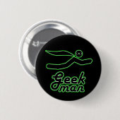 Nerd Man Ronde Button 5,7 Cm (Voorkant /achterkant)