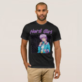 Nerd meisje t-shirt (Voorkant volledig)