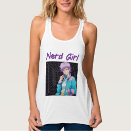 Nerd meisje tanktop