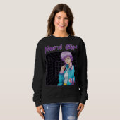 Nerd meisje trui (Voorkant volledig)