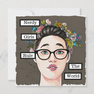 Nerd Meisjes Rulen de Wereld