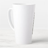 Nerd Meisjes Rulen de Wereld Latte Mok (Linkerhoek)