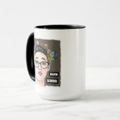 Nerd Meisjes Rulen de Wereld Mok (Voorkant links)